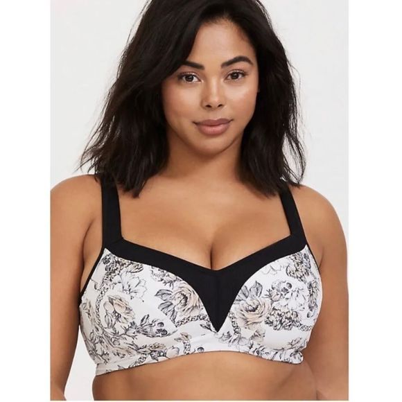 torrid Other - TORRID Active Floral Skull Print Underwire Sports Bra